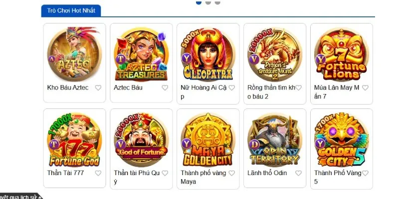 Slot game đổi thưởng nhận tiền khủng tại nhà cái
